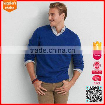 Hot selling long sleeeves wholesale china erdos cashmere sweaters for men