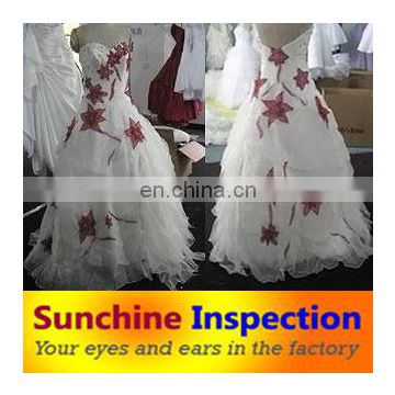wedding dress inspection service check suzhou third-party
