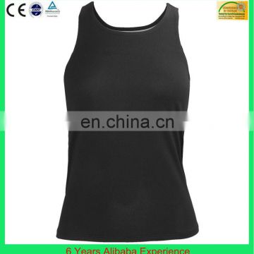 Promotional Cotton Black Womens Jersey Tank Tops(6 Years Alibaba Experience)