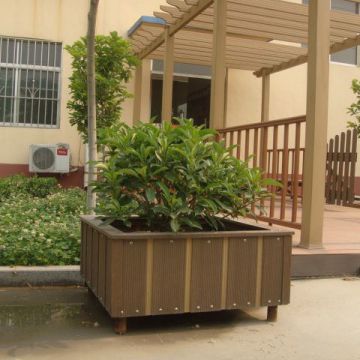 Environmental Protection Low Maintenance Outdoor Flower Boxes Decking Board Plant Pot