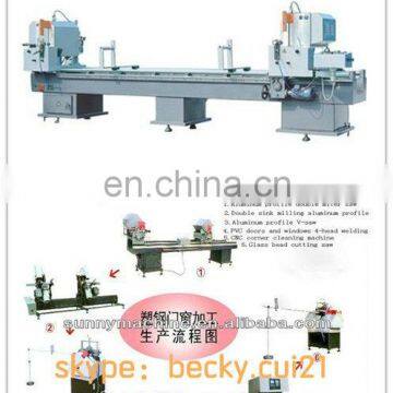 2 Head Cutting Saw for PVC and Aluminum Windows and Doors