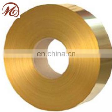 Brass strip for copper machine with 0.3*4mm H65 brass band