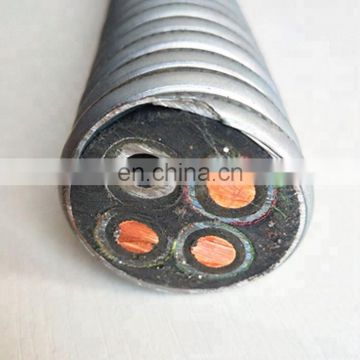 HUATONG TYPES 3x2AWG 3x1AWG 3X6AWG Electric Submersible Oil Pump Cable ESP Cable