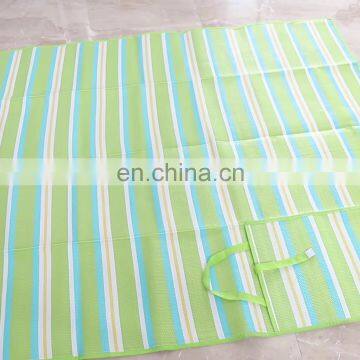 cheap beach bag with mat woven plastic outdoor mats custom picnic blanket chinese rugs for sale taizhou