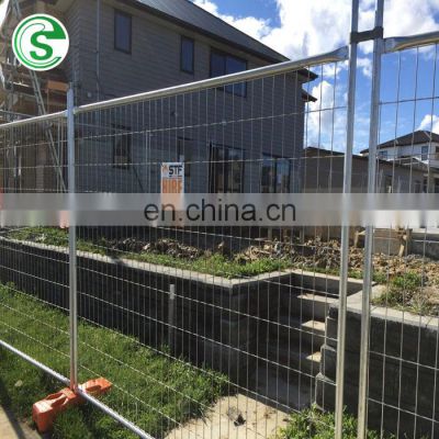 Guangzhou factory low price decorative welded wire portable mesh Australia standard construction temporary fence