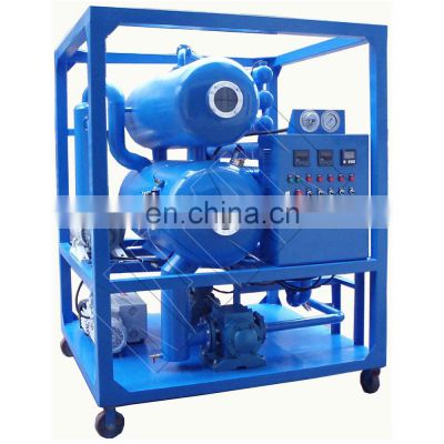 Oil Filtration Double Stage Vacuum Transformer Oil Purifier Machine