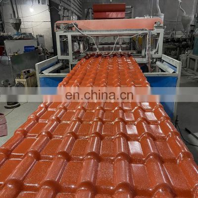 ASA UPVC synthetic resin plastic PVC fireproof building decoration factory wholesale roof tiles