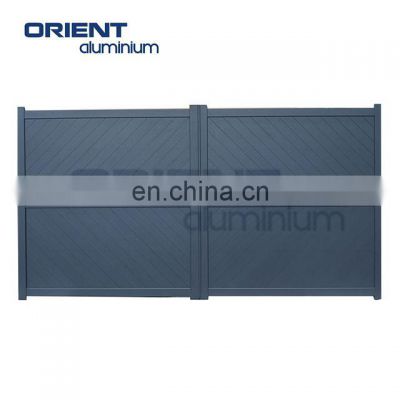 China Supplier double gate aluminium gate price France aluminium portail
