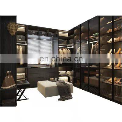 modern luxury open door floor to ceiling wardrobe modern solid wood closets walk in bedroom wardrobe