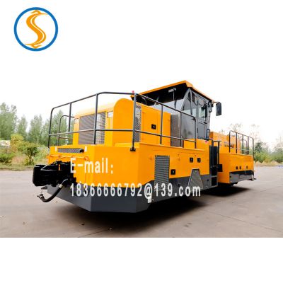Railway low-speed Track Flatcar, 1000 ton diesel locomotive
