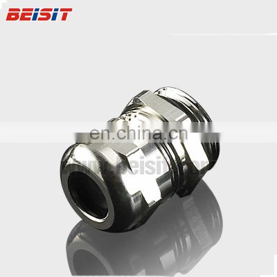 Waterproof High Quality M Type Nickel Plated  Brass IP68 Electrical Conduit Cable Gland