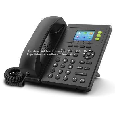 VoIP Phone Business IP Telephone with 3 SIP, PoE & 2.4G WiFi Connection