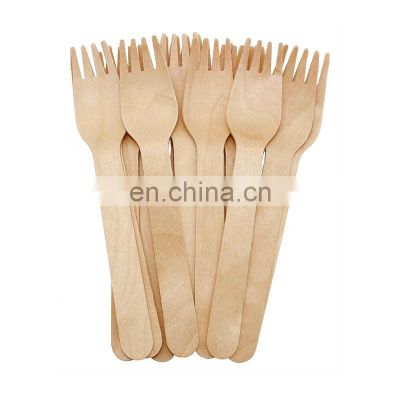 Disposable Wooden Tablewares Wood Spoons Natural Environmental Protection Dishwasher Safe Events And Home Use Cutlery Sets