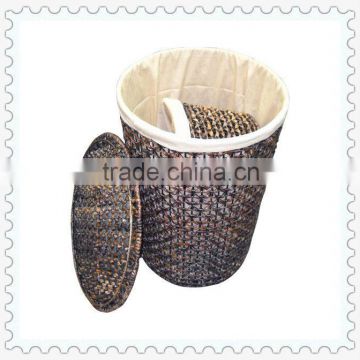 corn rope woven laundry storage baskets
