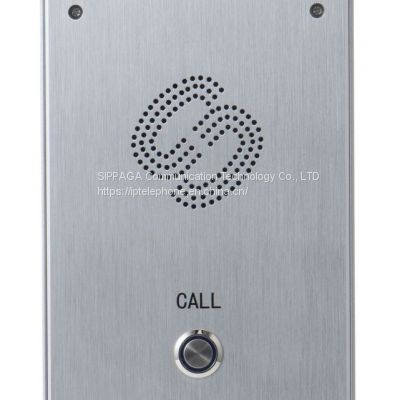 IP voice intercom, wall-mounted one-button intercom, hands-free industrial phone