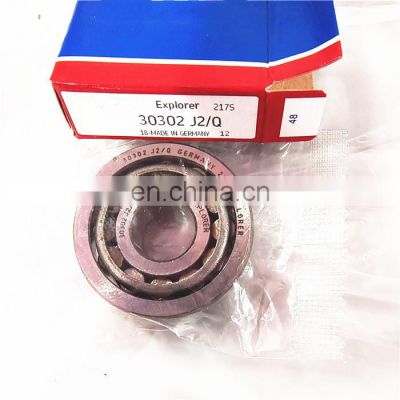 Famous Japan Brand Tapered roller bearing 30302 size 40*80*23mm single row bearing 30302 J2/Q bearing with high quality
