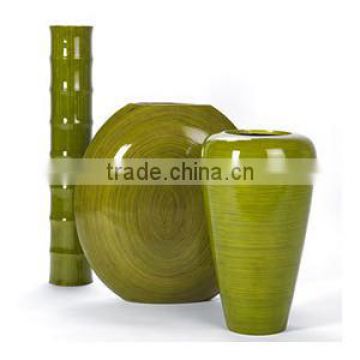 High quality best selling spun bamboo vase from Viet Nam