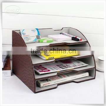 Luxury multifunctional desk document tray