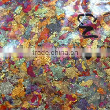 factory price for beautiful color changed flakes gold foil flakes for decoration