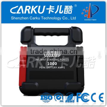 CARKU Mini Car Jumper 12V 500amp 1000amp Lithium Jump Starter 24V