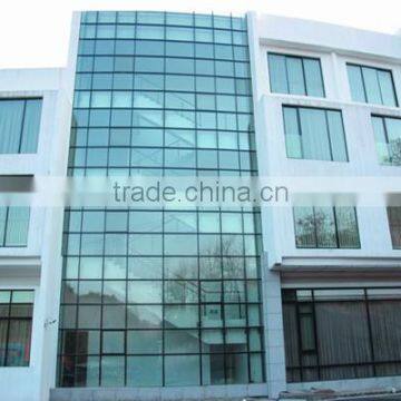 Large decorative wall glass covering panels