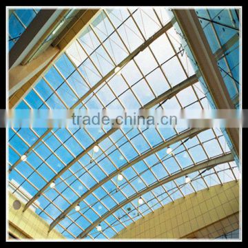 Vanlted glass skylight system