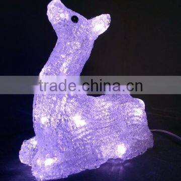 3D acrylic sheep motif LED christmas light