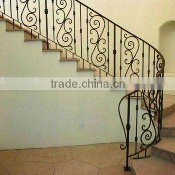 Top-selling wrought iron exterior stair handrail