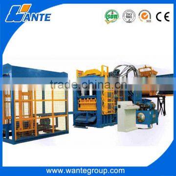 lowest price QT6-15 full automatic concrete block making machine small production line