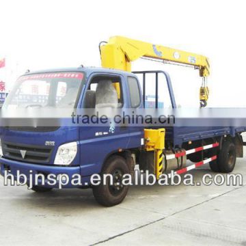 hot-selling foton 4 ton crane tipper truck, truck with crane for sale