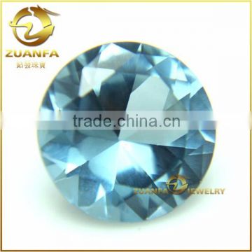 Hot Sale Round Brilliant Cut Blue 106# China Synthetic Spinel Stone