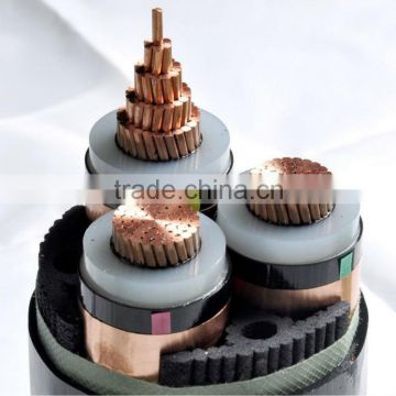 China hot !!medium voltage 8.7/10kV XLPE insulated 3*185mm2 power cable