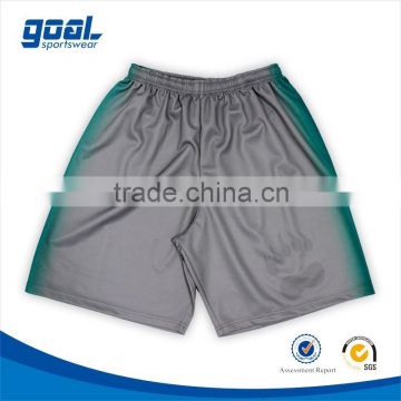 Wholesale custom design cheap men 's casual style blank lacrosse shorts