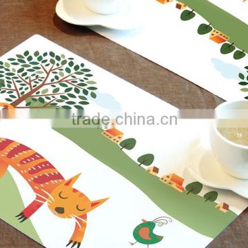 Popular good sales OEM/ODM PP plastic home heated placemats