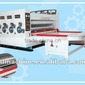 [RD-SAW1200-2400-4]Chain feeding 4 colors corrugated carton printing slotting and die cutting machine