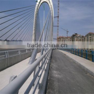 decorative steel guardrail for bridge Quality Bridge Steel Guardrail hot galvanized bridge guardrail
