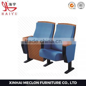 HY-1030 used cheap plastic wooden price auditorium chairs