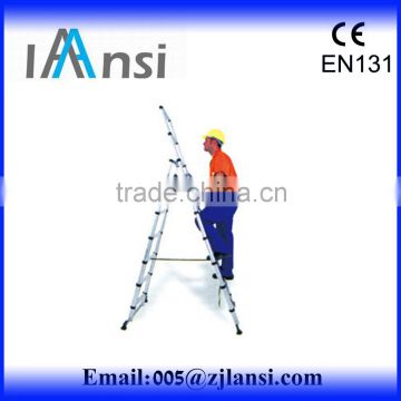 EN131 Hot selling lightweight and strong aluminum telescopic ladder feet