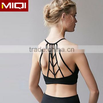 Hot Selling Fitness Wear Gym Wear Fashionable Custom Sexy Desinger Women Sports Bra With Strapy Back