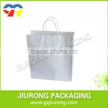 shopping recyclable white kraft paper bag