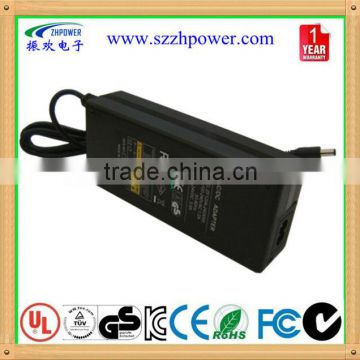 2.5a 24v power adapter 3 pin din 60W with UL/CUL CE GS KC CB SAA FCC