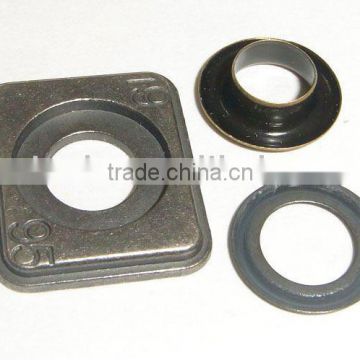 High quality large Square eyelets in three parts