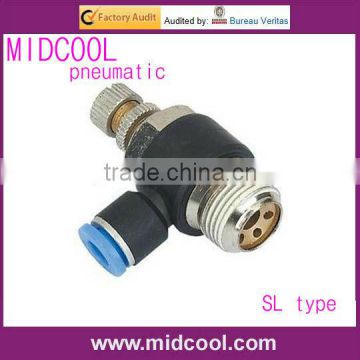 SL plastic pneumatic elbow brass compression fittings