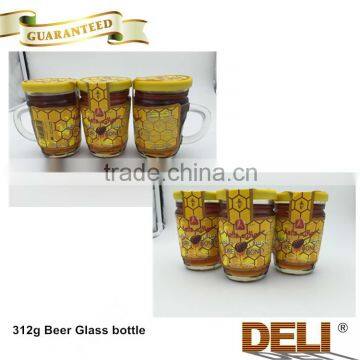 312g glass jar with handle syrup honey to Yemen
