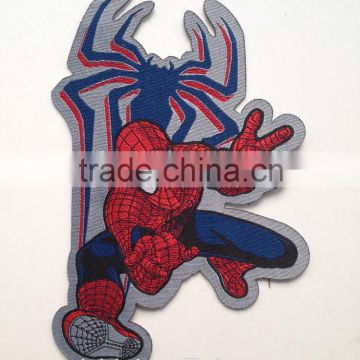 spiderman laser cut woven patch