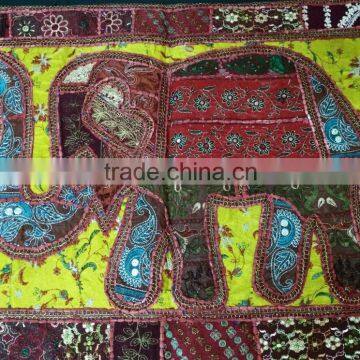 Wholesale lot Ethnic Vintage Tribal Multi color Indian elephant tapestry Wall hanging