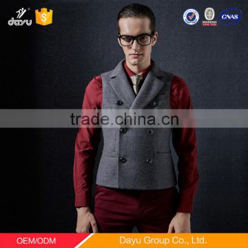 factory price vest for winter, 90% wool 10% cashmere wool winter coat