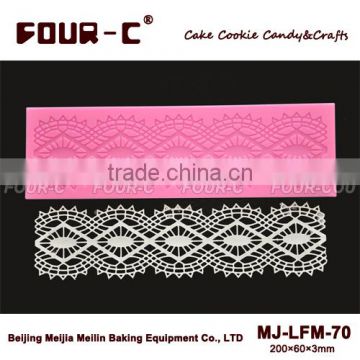 FOUR-C Lace Mat Silicone Mold Cake Decorating Supplies