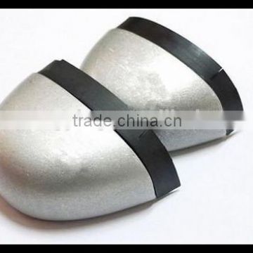 Anti-smash steel toe cap with rubber strip meet UR EN12568:2010 standard