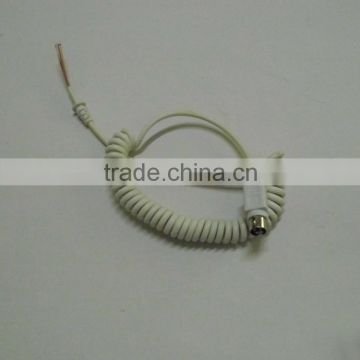 Factory sell excellent rohs din curly cord ,mini din curly cable,S lead video cable